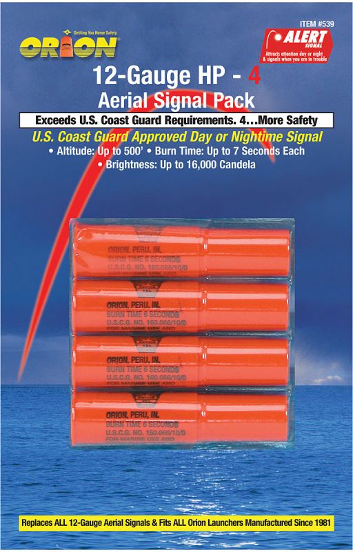 Orion 12-Guage HP Red Signal Refills