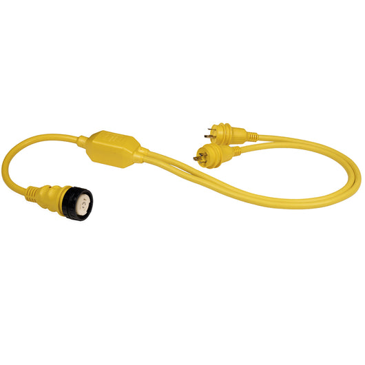Marinco RY504-2-30 50A Female to 2-30A Male Reverse