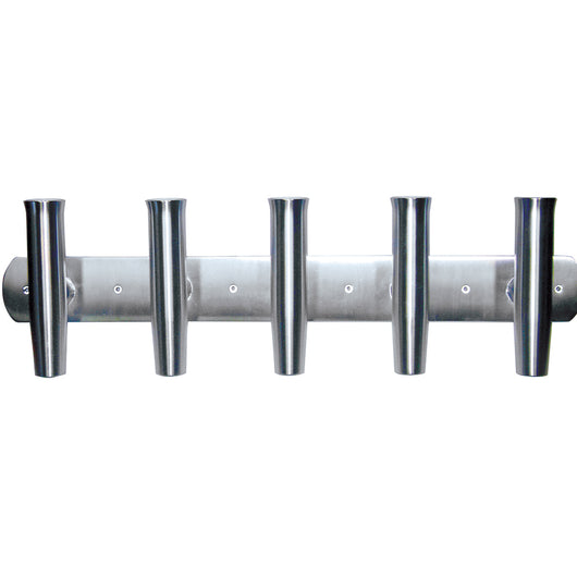 Tigress 5 Rod Aluminum Transom Mount Rod Holder - 35