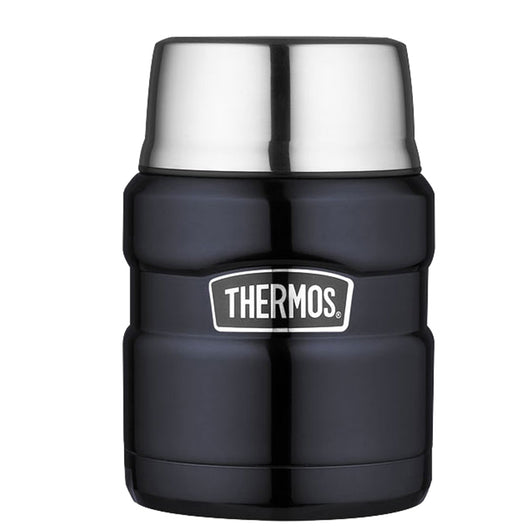 Thermos Stainless King Vacuum Insulated Food Jar - 16 oz. - Stainless Steel/Midnight Blue [SK3000MBTRI4]