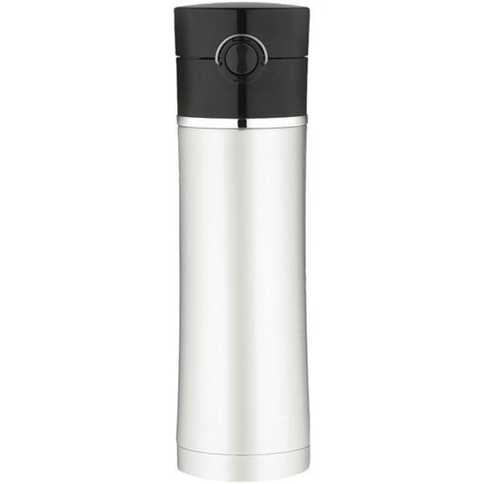 Thermos Sipp Vacuum Insulated Drink Bottle - 16 oz. - Stainless Steel/Black [NS402BK4]