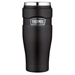 Thermos Stainless King Vacuum Insulated Travel Tumbler - 16 oz. - Stainless Steel/Matte Black [SK1005BKTRI4]