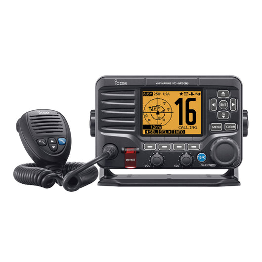 Icom M506 VHF Fixed Mount w/NMEA 0183 - Black [M506 01]