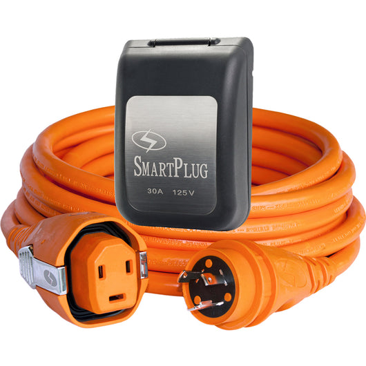 SmartPlug 30 Amp Dual Configuration 50 Cordset w/Tinned Wire Twist-Type Connector  30 Amp Non-Metallic Black Inlet [C30503BM30PB]