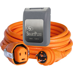 SmartPlug 30 Amp Dual Configuration 50 Cordset w/Tinned Wire Twist-Type Connector  30 Amp Non-Metallic Grey Inlet [C30503BM30PG]