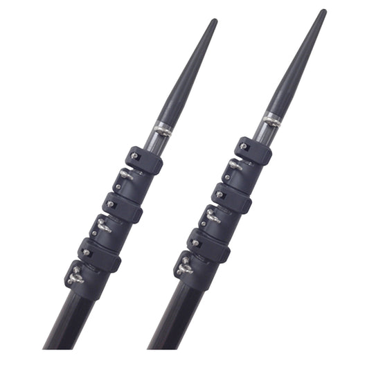Lees 18 Telescopic Carbon Fiber Poles f/Wishbone/Junior Holder [TC3918-9003]