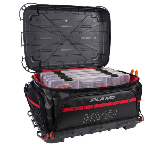 Plano KVD Signature Tackle Bag 3700 - Black/Grey/Red [PLAB37700]
