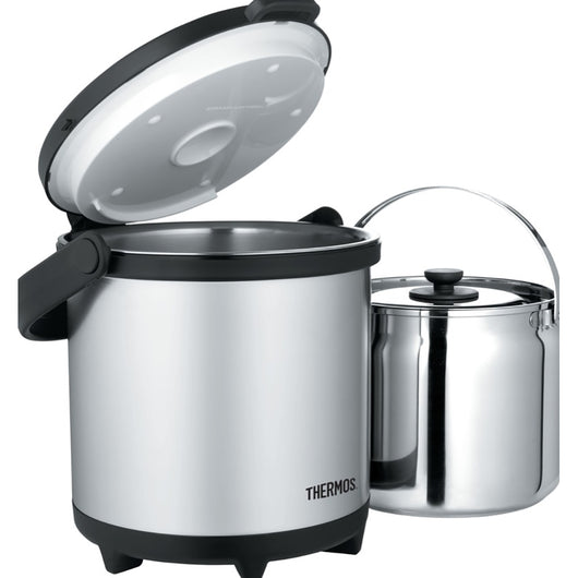 Thermos Cook  Carry System - Stainless Steel/Black - 4.7 Qt [CC4500SS2]