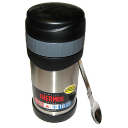 Thermos 16oz Stainless Steel Food Jar w/Folding Spoon - 7 Hours Hot/9 Hours Cold [2340SSW4]